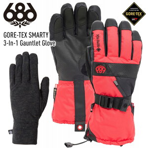 24-25 686 VbNXGCgVbNX GORE-TEX SMARTY 3-In-1 Gauntlet Glove SAebNX X}[eB Kgbg O[u Xm[{[h XL[ yځ[܂z