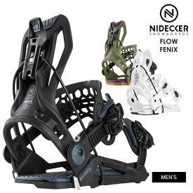 【お買い物マラソン期間中P2倍＆最大2500円オフクーポン】24-25 2025 NIDECKER ナイデッカー FLOW FENIX フェニックス スノーボード ビンディング バインディング メンズ
