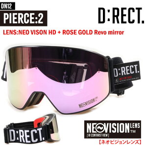 D:RECT fBNg PIERCE:2 NEO VISION HD + ROSE GOLD Revo mirror nCRgXg Xm[{[h S[O