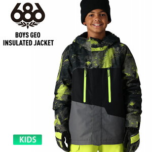 24-25 686 VbNXGCgVbNX Xm[{[hEFA LbY BOYS GEO INSULATED JACKET WPbg