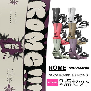 ySS̊Ԓ|Cg10{gő2500~ItN[|zt ROME [ HYPE nCv Xm[{[h  SALOMON RHYTHM Y oCfBO 2_Zbg 24-25 2025