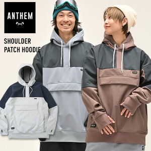 24-25 ANTHEM アンセム SHOULDER PATCH HOODIE ショルダーパッチ フーディ パーカー ジャケット スノーボード スキー ウェア