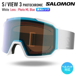 2026 SALOMON T S/VIEW 3 PHOTOCHROMIC J[ : White Y : Photo ML Blue XL[ Xm[{[h S[O