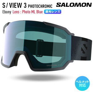 y\z2026 SALOMON T S/VIEW 3 PHOTOCHROMIC J[ : Ebony Y : Photo ML Blue XL[ Xm[{[h S[O yځ[܂z