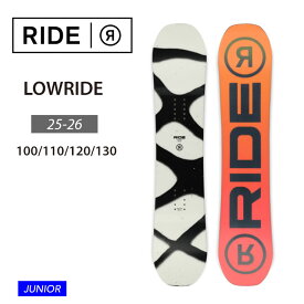 早期予約【無料ワックスサービス有】25-26 2026 RIDE ライド LOWRIDE ジュニア スノーボード