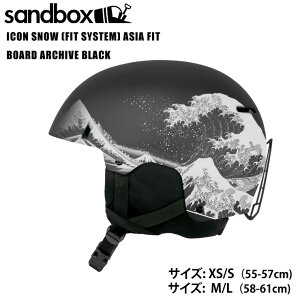 SANDBOX �T���h�{�b�N�X ICON �A�C�R�� SNOW (FIT SYSTEM) Asia Fit �A�W�A���t�B�b�g �X�m�[�{�[�h �w�����b�g �y�ځ[���܂�z