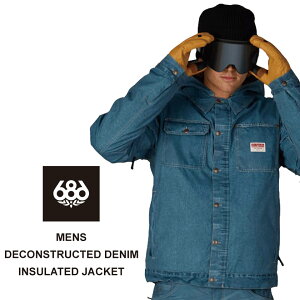 �y�����\��z26-27 2027 686 �V�b�N�X�G�C�g�V�b�N�X MENS DECONSTRUCTED DENIM INSULATED JACKET �f�R���X�g���N�e�b�h�f�j���C���V�����C�e�b�h�W���P�b�g �e�B�[���Y