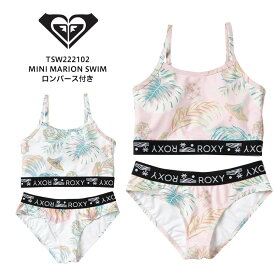 ROXY ロキシー キッズ ロンパース付き 水着セット MINI MARION SWIM スイムウエア TSW222102 水着 アウトドア