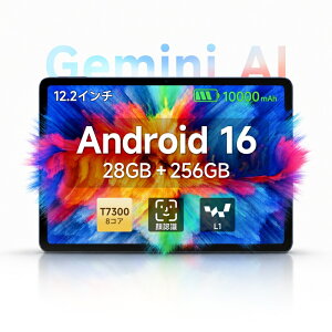 �y3,000�N�[�|��OFF�����r���[�ŃP�[�X���T�z �^�u���b�g 12�C���` Android16 Android�^�u���b�g SIM�t���[ 28GB 256GB 8�R�A 2.4K IPS 90Hz 4G LTE 10000mAh WiFi Bluetooth5.4 18W �}���[�d WidevineL1 Netflix GooglePlay ��F