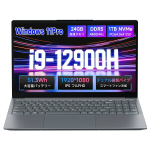�y20%�N�[�|��OFF�z �m�[�g�p�\�R�� Core i9 �m�[�gPC i9-12900H 15.6�C���` Windows11 Pro 24GB LPDDR5 1TB NVMe SSD �V�i �����\�p�\�R�� �p�\�R���{�� FHD IPS WiFi6 Bluetooth5.4 Web�J���� �e���L�[ ���^ �y�� �N���G