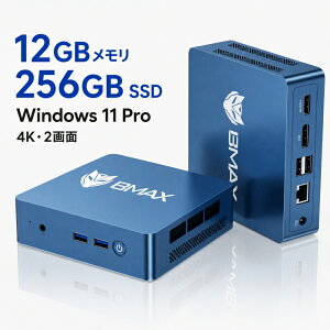 �y3,000�N�[�|��OFF�z �~�jPC minipc mini pc �~�j�p�\�R�� 12GB������ 256GB SSD Windows11 Pro 4K 2��� ���^PC �f�X�N�g�b�vPC �ȃX�y�[�X �R���p�N�g �ȓd�� HDMI DP USB3.2 WiFi Bluetooth �L��LAN SSD���� �e�����[�N