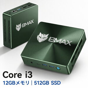 �y4,000�N�[�|��OFF�z �~�jPC minipc mini pc �~�j�p�\�R�� Core i3 12GB������ 512GB NVMe SSD Windows11 Pro 4K 3��� Type-C HDMI USB3.0 ���^PC �f�X�N�g�b�v�p�\�R�� �ȃX�y�[�X �R���p�N�g WiFi Bluetooth �L��LAN VESA��