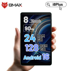 �y11,874�~�` �N�[�|�����p�ł����z �^�u���b�g �^�u���b�g8�C���` Android 16 Wi-Fi���f�� BMAX i8plus 24GB+128GB+1TB�g�� 8�R�A �i���^�u���b�g 2026 �A���h���C�h 16 �^�u���b�gPC�{�� �[�� ��l�C �q�� �L