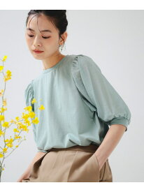 【SALE／40%OFF】【7/10再値下げ】布帛切り替え ボリューム スリーブ プルオーバー 25SS きれいめ 体型カバー ウォッシャブル B:MING by BEAMS ビーミング ライフストア バイ ビームス トップス カットソー・Tシャツ ブルー ホワイト ブラック【RBA_E】[Rakuten Fashion]