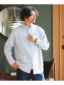 B:MING by BEAMS / 吸水速乾 オックス ボタンダウン シャツ B:MING by BEAMS ビーミング ライフストア バイ ビームス トップス シャツ・ブラウス ブルー【送料無料】[Rakuten Fashion]