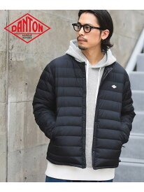 DANTON / Inner Down Crew B:MING by BEAMS ビーミング ライフストア バイ ビームス ジャケット・アウター ダウンジャケット・ダウンベスト ブラック ベージュ カーキ ネイビー【送料無料】[Rakuten Fashion]