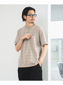 DANTON / SHORT SLEEVE POCKET T-SHIRT STRIPE B:MING by BEAMS ビーミング ライフストア バイ ビームス トップス カットソー・Tシャツ ブルー【送料無料】[Rakuten Fashion]