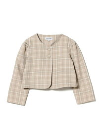 【SALE／40%OFF】セレモニー ボレロ 2025SS(100~130cm) B:MING by BEAMS ビーミング ライフストア バイ ビームス ジャケット・アウター テーラードジャケット・ブレザー ベージュ ネイビー【RBA_E】[Rakuten Fashion]