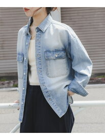 【SALE／40%OFF】デニムシャツ(S~M) 25SS 春 きれいめ ウォッシャブル denim B:MING by BEAMS ビーミング ライフストア バイ ビームス トップス シャツ・ブラウス ブルー ネイビー【RBA_E】【送料無料】[Rakuten Fashion]