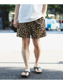 GRAMICCI x B:MING by BEAMS / 別注 LEOPARD SHORTS B:MING by BEAMS ビーミング ライフストア バイ ビームス パンツ その他のパンツ グレー ブラウン【送料無料】[Rakuten Fashion]