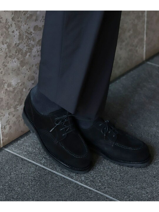 楽天市場】JALAN SRIWIJAYA / ブラックスエード Uチップ シューズ 24AW 