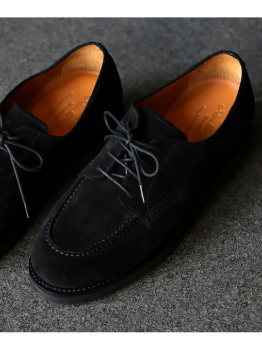楽天市場】JALAN SRIWIJAYA / ブラックスエード Uチップ シューズ 24AW 