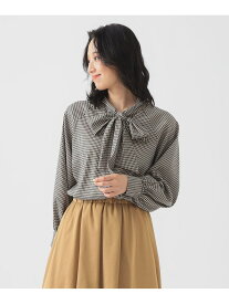 ボウタイ ブラウス(S~M) 25AW 秋冬 B:MING by BEAMS ビーミング ライフストア バイ ビームス トップス シャツ・ブラウス ブラック ホワイト【先行予約】*【送料無料】[Rakuten Fashion]