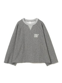 【SALE／30%OFF】【11/13新規値下げ】Healthknit / Print Sweat Crew 25AW スウェット 春まで使える B:MING by BEAMS ビーミング ライフストア バイ ビームス トップス スウェット・トレーナー ホワイト【RBA_E】【送料無料】[Rakuten Fashion]