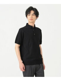 ウォッシャブル ニット ポロシャツ 25SS B:MING by BEAMS ビーミング ライフストア バイ ビームス トップス ポロシャツ ブラック ネイビー【送料無料】[Rakuten Fashion]