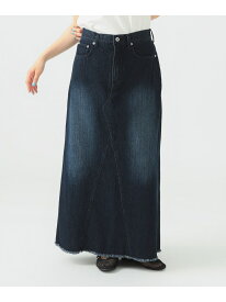 【SALE／40%OFF】【7/10再値下げ】綿麻 デニム スカート(S~M) 25SS リネン 麻 夏 涼しい リラックス denim B:MING by BEAMS ビーミング ライフストア バイ ビームス スカート その他のスカート ネイビー ホワイト【RBA_E】【送料無料】[Rakuten Fashion]