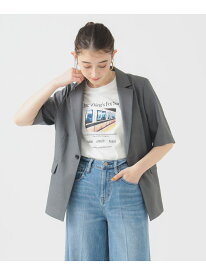 【SALE／40%OFF】【手洗いOK/半袖/きれいめ】ハーフスリーブ ジャケット(S~M) 25SS 夏 オフィスカジュアル スリーブ 半袖ジャケット B:MING by BEAMS ビーミング ライフストア バイ ビームス ジャケット・アウター テーラードジャケ【RBA_E】【送料無料】[Rakuten Fashion]