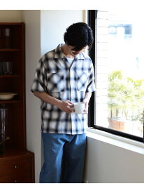 ambiance / TR Ombre Check Shirt B:MING by BEAMS ビーミング ライフストア バイ ビームス トップス シャツ・ブラウス ブラウン ブルー【送料無料】[Rakuten Fashion]