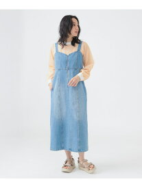 【SALE／50%OFF】デニム ジャンパースカート(S~M) 25SS 春 ウォッシャブル 着回し denim B:MING by BEAMS ビーミング ライフストア バイ ビームス ワンピース・ドレス ジャンパースカート ネイビー【RBA_E】【送料無料】[Rakuten Fashion]