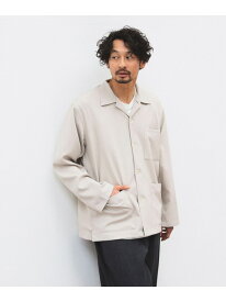 B:MING by BEAMS / クイックドライ シャツジャケット B:MING by BEAMS ビーミング ライフストア バイ ビームス トップス シャツ・ブラウス グレー ホワイト【送料無料】[Rakuten Fashion]