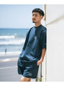 MALIBU SHIRTS x B:MING by BEAMS / 別注 スリーブプリントTシャツ(セットアップ対応) B:MING by BEAMS ビーミング ライフストア バイ ビームス トップス カットソー・Tシャツ ネイビー ホワイト ブラック【先行予約】*【送料無料】[Rakuten Fashion]