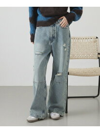 【SALE／40%OFF】ダメージ デニムパンツ(S~M) B:MING by BEAMS ビーミング ライフストア バイ ビームス パンツ ジーンズ・デニムパンツ ネイビー ブラック【RBA_E】【送料無料】[Rakuten Fashion]