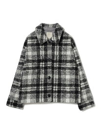 【SALE／40%OFF】【1/15再値下げ】チェック CPO ブルゾン(S~M) 25AW ミドル ライトアウター 春まで使える B:MING by BEAMS ビーミング ライフストア バイ ビームス ジャケット・アウター ブルゾン・ジャンパー ブラウン ブラック【RBA_E】【送料無料】[Rakuten Fashion]