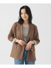 ダブルブレスト ジャケット(S~M) 25AW 秋冬 B:MING by BEAMS ビーミング ライフストア バイ ビームス ジャケット・アウター テーラードジャケット・ブレザー ネイビー ベージュ【先行予約】*【送料無料】[Rakuten Fashion]