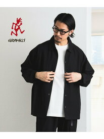 GRAMICCI * CITY DWELLERS / 別注 ウールライク コーチジャケット (セットアップ対応) 24SS グラミチ 通勤通学 B:MING by BEAMS ビーミング ライフストア バイ ビームス ジャケット・アウター ブルゾン・ジャンパー ブラック ベージュ【送料無料】[Rakuten Fashion]