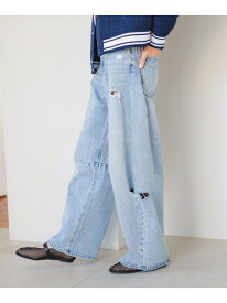 【SALE／50%OFF】カットオフ デニム パンツ(S~M) 25SS ワイドレッグ トレンド ウォッシャブル B:MING by BEAMS ビーミング ライフストア バイ ビームス パンツ ジーンズ・デニムパンツ ネイビー ブルー【RBA_E】【送料無料】[Rakuten Fashion]