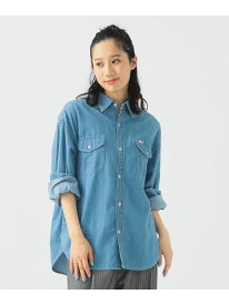 【SALE／20%OFF】【別注】Lee / ルーズフィット デニム シャツ B:MING by BEAMS ビーミング ライフストア バイ ビームス トップス シャツ・ブラウス グレー【RBA_E】【送料無料】[Rakuten Fashion]