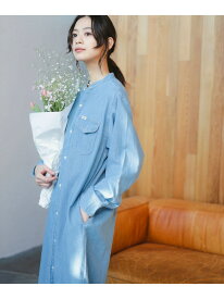 【SALE／30%OFF】【別注】Lee / デニム シャツ マキシドレス(S~M) B:MING by BEAMS ビーミング ライフストア バイ ビームス ワンピース・ドレス シャツワンピース グレー ブラック【RBA_E】【送料無料】[Rakuten Fashion]