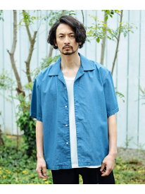 デニム オープンカラー シャツ B:MING by BEAMS ビーミング ライフストア バイ ビームス トップス シャツ・ブラウス ネイビー ブラック【送料無料】[Rakuten Fashion]