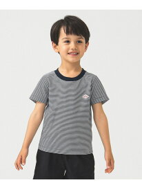 DANTON / KIDS' SHORT SLEEVE INNER T-SHIRT STRIPE 2025SS(105~135cm) B:MING by BEAMS ビーミング ライフストア バイ ビームス トップス カットソー・Tシャツ ホワイト【送料無料】[Rakuten Fashion]