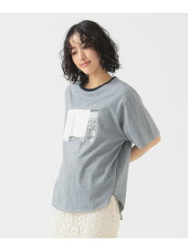 【別注】La Hutte / プリント Tシャツ 25SS フォトT ウォッシャブル B:MING by BEAMS ビーミング ライフストア バイ ビームス トップス カットソー・Tシャツ ホワイト【送料無料】[Rakuten Fashion]