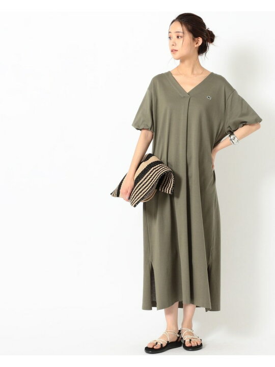 楽天市場 Lacoste B Ming By Beams 別注 ギャザースリーブ ワンピース 21ss ビームス B Ming By Beams ビーミング ライフストア バイ ビームス ワンピース シャツワンピース ブラック ベージュ グリーン 送料無料 Rakuten Fashion B Ming Life Store By Beams