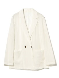 【SALE／40%OFF】【10/16新規値下げ】【手洗いOK】シアー テーラード ジャケット(S~M) 25AW 秋冬 春まで使える 冷房除け 日差し対策 ライトアウター B:MING by BEAMS ビーミング ライフストア バイ ビームス ジャケット・アウター テ【RBA_E】【送料無料】[Rakuten Fashion]