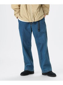 【別注】Gramicci / ルーズ テーパード ストレッチ デニム パンツ 25SS ｜ギフト 定番 きれいめ カジュアル 春夏 ワイド プレゼント B:MING by BEAMS ビーミング ライフストア バイ ビームス パンツ ジーンズ・デニムパンツ ブラック【送料無料】[Rakuten Fashion]