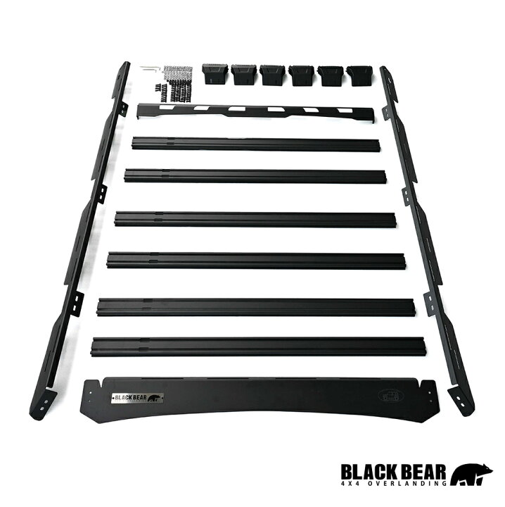 楽天市場】ジムニー ノマド JC74 ルーフラック ルーフキャリア BLACK 