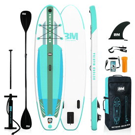 ＼スーパーSALE限定9,000円OFF＋ポイント2倍／【送料無料】BeyondMarina 超軽量supボード スタンドアップパドルボード supインフレータブル パドルボード 初心者むけサーフボード 安定性抜群 滑り止め 初心者向け Dリング付き サーフィン 釣り 二人乗り SUPセット